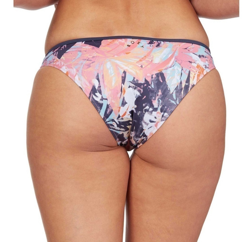 Roxy Women's RF Printed Regular Bikini Bottoms navy floral size l - Picture 2 of 4